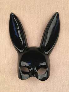 1/2pcs Bunny Rabbit Mask, Christmas Mask For Bar, KTV, Nightclub, Halloween Masquerade Party, Novelty Toy, Suitable For Halloween, Party, Gift, Funny, Birthday, Carnival, Game, Home