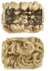 Women's Messy Bun Hair Scrunchie, Brown Curly Bun Hair Piece With Comb, Synthetic Fluffy Updo Hair Extension, With Stretchy Comb, Suitable For Daily Wear - Multicolor - View 9