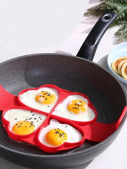 1 Pc Egg Pancake Ring Nonstick Pancake Maker Mold Silicone Egg Cooker Fried Egg Shaper Omelet Moulds For Kitchen Baking Accessories