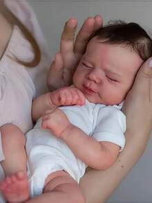 19 英寸超逼真重生娃娃 - 手工制作，细节惊艳，面部特征逼真 - 48 厘米可爱新生女婴娃娃 - 儿童生日/圣诞礼物玩具