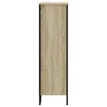 Libreria Larryhot in rovere Sonoma 80x31x106 cm Legno ingegnerizzato, resistente e durevole, facile da montare, stile decorativo, adattA, Per riporre soprammobili, statuette, libri, piccoli oggetti, ecc. - Castano - Visualizzare 5