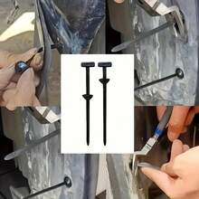 Multifunctional Retractable Cable Tie Fixing Spikes, Durable Nylon Cable Tie Clips - Polypropylene Spike Buckle Hook And Loop, Self-Locking UV-Resistant Cable Ties, Self-Locking Zipper Buckle Design, Adjustable Outdoor Cable Ties, Flexible Bundling And Fixing, Suitable For Garden And Home Organization