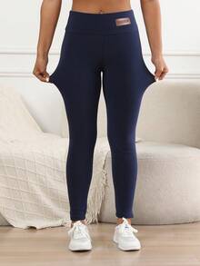 1Pc Women Thermal Thermal Lined High Waisted Workout Winter Warm Thick Leggings Soft Yoga Pants