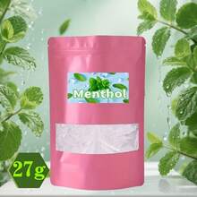 Desbloquea la frescura del verano, Cristales naturales de menta - Adecuados para spa y sauna, Fragancia fresca de menta, Frescura duradera, Ideal para inhalación de vapor y relajación - Empaque en bolsa sellada reutilizable, Adecuado como regalo de Navidad, Halloween y Pascua