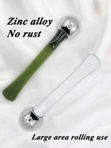 Eye Cream Massager Stick, Eye Cream Applicator And Massage Roller, Eye Care Applicator Wand Stick, Eye Cream Massage Tool, Stainless Steel Eye Cream Roller Applicator For Facial Skin Care, Smooth And Refreshing Eyes, Ladies Gift,Low Allergenic, No Battery Needed, Double-Ended Massage And Application Tool