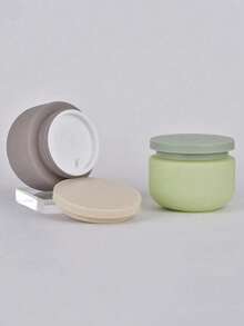 Envase de tocador recargable para viajes, botella dispensadora multifuncional con tapa protectora, tarro cosmético vacío de 250 ml, caja para mascarilla facial, accesorios de viaje con tapa, botella para crema facial, tarro para mascarilla capilar, botella para crema facial, botella para exfoliante, botella cosmética, tarro para loción corporal, solución de almacenamiento perfecta