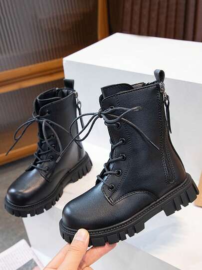 1 双女童时尚简约低帮靴，适合所有年龄段的女童靴