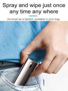 1 pièce Nettoyant d'écran de téléphone portable multifonction, flacon vaporisateur sans détergent/chiffon microfibre, nettoyant d'écran pour tablette, ordinateur portable
