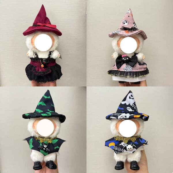 Clothes Only Applicable For La Buba Doll 1st, 2nd, 3rd Generation La Buba Pendant Figurine, Can Wear Christmas Doll Outfit Set