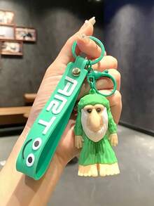 1pc Tralalero Tralala Keychain - Funny Italian Meme Characters (Shark, Sneakers, Brain Decay Image) - Durable PVC Covered Charm With Metallic Exterior - Cute Desktop Decoration, Birthday/Christmas Gift For Anime Fans, Internet Culture Enthusiasts - Novelty Keychain Accessory, Gift Item, Joke Design, Metallic Exterior, Holiday Gift, Quirky Accessory, Sturdy Keychain, Collectible, Gift Shopper Gift Ideas