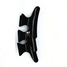 1/3/6/12pcs Black And White Hair Salon Sectioning Clips Stylish Butterfly Clip Perm Highlight Hair Clips - Black Fashion Accessory For Women Fall Winter Claw Clip Hair Accessories For Women For Vacation Outfits Woman Elegant Hair Clutch - Black and White - View 9