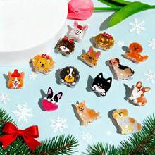 1pc Cute Puppy Hair Clip, Pet Shaped Hair Claw Clip, Thick Durable Non-Slip PVC Material Headwear, Random Style, Side Bangs Hair Clip, Hair Styling Accessory, Excellent Christmas Gift For Women, Wonderful Christmas Decoration, Food Sealing Clip, Christmas, Home Decor, Party Favor, Birthday Gift