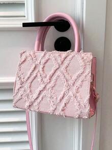 [US-Based Shipping]Fashion Solid Color Diamond Grid Quilted Square Crossbody Bag, New Small PU Leather Banquet Evening Shoulder Bag,Women's Solid Color New Jeans Mini Handbag, Pink Versatile Tote Bag, Niche High Quality Shoulder Bag & Crossbody Bag,Multifunctional Outdoor Travel Vacation Handbag, White Collar And Student Daily Commuting Crossbody Bag, Casual Cell Phone Change Lipstick Storage Bag,Fashionable Fringe Edge Handbag With Adjustable Shoulder Strap,Purse Purses Bags Purses And Bags Women Beach Bag Bags For Women Halloween Pink Purse Tote Bags Carteras Para Mujer Clear Purse Tote Bags For Women Crossbody Bags For Women Bolsos Para Mujer Mini Purse Purses For Women Handbags For Women Clear Bag Blue Purse Wallet - 粉色 - 查看 8