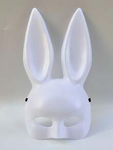 1/2pcs Bunny Rabbit Mask, Christmas Mask For Bar, KTV, Nightclub, Halloween Masquerade Party, Novelty Toy, Suitable For Halloween, Party, Gift, Funny, Birthday, Carnival, Game, Home