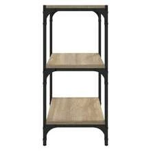 Libreria Larryhot Sonoma Oak 40x33x70,5 cm Legno ingegnerizzato, acciaio, resistente e durevole, facile da montare, stile decorativo, adattA, Per riporre soprammobili, statuette, libri, piccoli oggetti, ecc. - Castano - Visualizzare 6