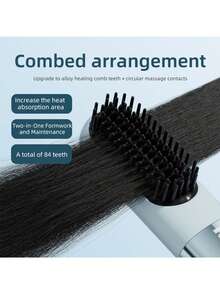 Cordless Hair Straightener Brush, Portable Mini Hair Straightening Brush For Travel, Rechargeable , Lightweight Anti-Scald Heated Styling Tools & Appliances Battery Capacity 2600mAh