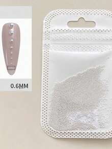 专业鱼子酱美甲珠，0.4-1.0mm 微型不锈钢球形铆钉，银色和金色镀铬装饰，适用于DIY美甲，沙龙品质3D珠宝美甲用品 - 銀色 - 查看 9