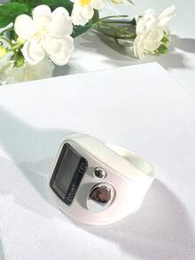 Nuovo contatore elettronico portatile, display LED ad anello elastico, mini contatore manuale, contatore per uso quotidiano di carte e imballaggi