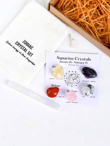 1 Set Constellations Crystals Gift Set, Zodiac Signs Healing Crystals Birthstones Astrology Crystals Healing Stones Gifts