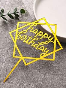 10 pièces Décorations de gâteau Toppers de gâteau d'anniversaire Grands cupcakes Décoration de gâteau de mariage Insertion de gâteau Décoration de fête