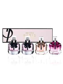 Yves Saint Laurent Bộ 4 chai nước hoa mini Mon Paris dành cho nữ (EDP 8ml+EDP 8ml+Lumiere EDT 8ml+Intensement EDP 8ml) Nước hoa Nước hoa Bộ sản phẩm thiết yếu khi đi du lịch Bộ 4 chai Bộ bốn chai 0,25oz/8ml*4 Ngọt ngào Hoa lãng mạn Phong cách sang trọng Bạn gái Vợ Mẹ Bạn bè Sinh nhật Tiệc tốt nghiệp Du lịch Cắm trại Ngoài trời Trường học Chuyến đi khuôn viên trường Lễ hội Kỷ niệm Mùa thu Mùa thu Helloween Phong cách mùa thu YSL Majestic Luxe Hiện đại Ngọt ngào Lãng mạn Phong cách Thanh lịch không cầu kỳ - nhiều mùi hương - Xem 1