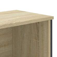 Libreria Larryhot Sonoma Oak 80x31x169 cm Legno ingegnerizzato, resistente e durevole, facile da montare, stile decorativo, adattA, Per riporre soprammobili, statuette, libri, piccoli oggetti, ecc. - Castano - Visualizzare 7