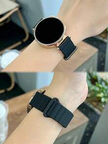 Dây đeo đồng hồ silicon từ tính 18mm, 20mm, 22mm, tương thích với Samsung Galaxy Watch 3/4/5/6, GT4/3 và các thương hiệu khác. - Nhiều màu - Xem 5