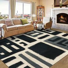 1 buc. Covor de lux cu model imprimat, la modă, moale și creativ, potrivit pentru interior/exterior, lavabil la mașină, covor pentru toate anotimpurile, decor pentru casă