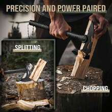 Hunting Outdoor Axe, Camping Axe, Hiking Machete With Bottle Opener, Multi-Size Hex Wrench And Sheath, Adventure Axe Hammer With Spikes, Suitable For Hiking, Trekking And Camping Tactical Accessories, Men's Doomsday Gear Gifts