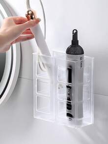 1/2 Minimalist Curling Iron Storage Rack, Comb Holder, Bathroom Wall Mount, Non-Hole Storage, Adhesive Backing, Makeup Organizer, Travel, Room Decor, Travel Essentials, Dressing Table Accessories, Bedroom Decor, Travel, Dressing Table Accessories