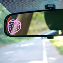 Decal dán tường hình dâu tây: Miếng dán dễ thương cho máy tính xách tay, ô tô và chai nước - Một cỡ - Xem 8
