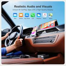 AI Box Wireless CarPlay & Auto Adapter - Plug & Play, Dual-Band WiFi, Bluetooth 5.0, 4K Video Support, Android 12.0 System, Compatible With Factory CarPlay & Android Auto (4GB RAM+32GB ROM) - 4GB RAM+32GB ROM - View 4