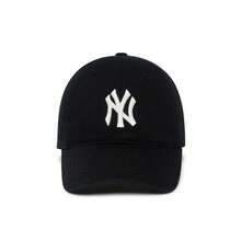MLB Unisex Classic Large Logo Soft Top Baseball Cap 3ACP6601N - Black-50BKS - View 3
