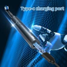 Orinatola Electric Toothbrush, 2 Toothbrush Heads, USB C Charging, IPX7 Waterproof, 3 Modes, Comes With Travel Case, Can Be Used In The Shower, 600 MAh Battery, Thanksgiving Gifts For Wowen And Family - White - View 8