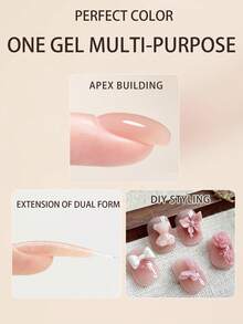 20g Dual-Ended Nail Extension Gel, Perfect Color Nail Gel, Natural Looking Nails, Suitable For All Seasons, Enjoy Salon Experience At Home - Nhiều màu - Xem 9