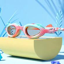 1pc/2pcsYouth Silicone Swim Goggles & Cap – Anti-Fog, Leakproof, Comfort-Fit For Boys And Girls, Ideal For Water Sports - Multicolor - View 12