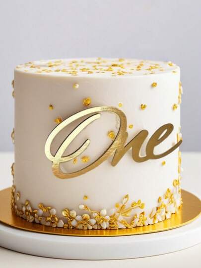 1pc/3pcs Baby Birthday Party Acrylic Cake Topper Picks, Cake Decorations, Birthday Cake Toppers, Baking Decorations, Baking Supplies, Kitchen Supplies, Baking & Kitchen Supplies, Holiday Gifts