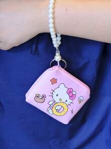 1 Piece Sanrio Hello Kitty Cartoon Cute Creative PU Coin Purse Storage Key Bag Coin Bag Mini Wallet Gift Wallet - Multicolor - View 11