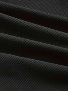 Women's Tight Fit High Collar Zipper Jacket With Thermal Lining, Warm And Comfortable For Casual And Home Wear In Autumn/Winter, Sleeves Without Thermal Lining - Black - View 7