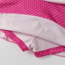 Layered Ruffle Mini Skirt For Women Summer Y2K Dots/Stripe/Heart Print/Solid Color Low Rise A-Line Tiered Short Skirts Party Club Beach Boho Skater Skirts - Màu Hồng Tươi - Xem 8