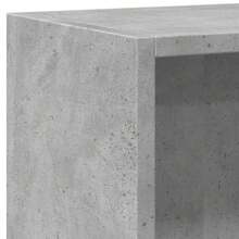 Libreria Larryhot Grigio Cemento 60x24x76 cm Legno ingegnerizzato, resistente e durevole, facile da montare, stile decorativo, adattA, Per riporre soprammobili, statuette, libri, piccoli oggetti, ecc. - Grigio - Visualizzare 8