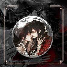 1枚天官祝福动漫徽章 - 全金属材质 - 背包装饰及家居装饰 - 彩色 - 查看 3