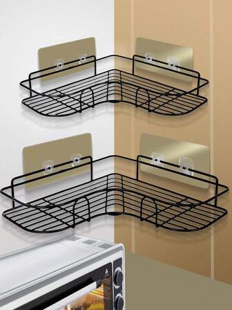 1 رف، رف تخزين، سلة تخزين، سلة، رف حمام، رف مطبخ، رف تخزين مطبخ، رف تخزين، رف معدني متعدد الوظائف ثلاثي الزوايا، 2 مشبك قوي، رف، رف تخزين مطبخ، رف توابل، رف تخزين أواني المائدة، سلة تخزين، رف زاوية، رف غير مثقوب، رف تخزين، رف تخزين