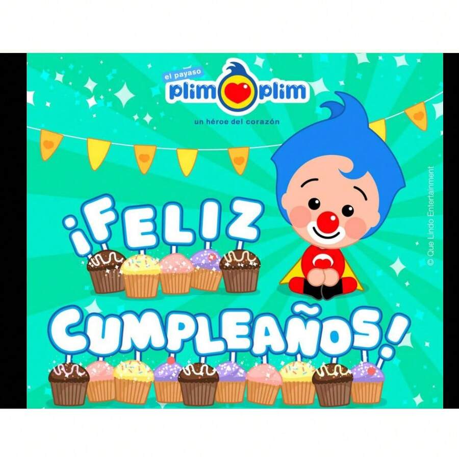 Plim Plim Birthday Party Backdrop For Photography Background Birthday Decor - a - Xem 1