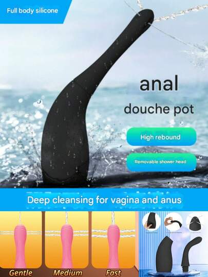 Lämplig för kvinnor, en kompakt och bärbar irrigator med backflödesförebyggande design, en återanvändbar läckagesäker typ för kvinnlig vård och rengöring, lämplig för både resor och hushållsbruk. Badrum Badrumstillbehör Badrumsverktyg