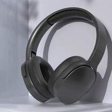 Bluetooth Headphones Over Ear Wireless Headset, UHD Stereo Deep Bass Foldable Headphone For Home Office Cell Phones Call Music Game Earphones, Comfort Adjustable Headband Over-The-Ear Wireless Earphones - 黑色 - 查看 9