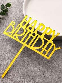 10 pièces Décorations de gâteau Toppers de gâteau d'anniversaire Grands cupcakes Décoration de gâteau de mariage Insertion de gâteau Décoration de fête