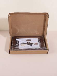 1 buc pușculiță din lemn asamblată creativ, artizanat rafinat din lemn, plan de economii portabil atât pentru bani de hârtie, cât și pentru monede, decorare desktop, un cadou de ziua de naștere pentru prieteni.