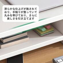 モニター台 パソコン台 組立簡単 滑り止め 2段収納 「人間工学デザイン！姿勢改善」幅50cm モニタースタンド 50ⅹ25ⅹ14 耐荷重40kg パソコンラック キーボード収納 PCラック プリンタ台 卓上 収納 工具不要 耐荷重設計 - ホワイト - チェックする 9