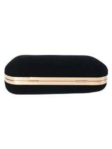 Geantă de seară din catifea lucrată manual, cu decor cu strasuri, poșetă tip clutch pentru femei